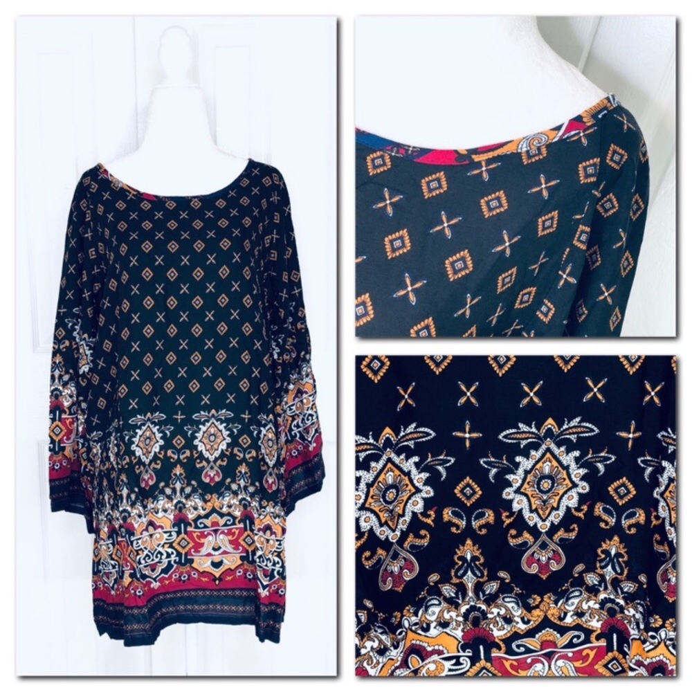 Holiday Bohemian Tunic Shirt